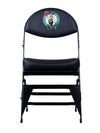 Boston Celtics Black X-Frame Courtside Folding Chair