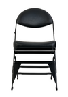 ABS800C (Contour Seat) Black Padded Folding Chair