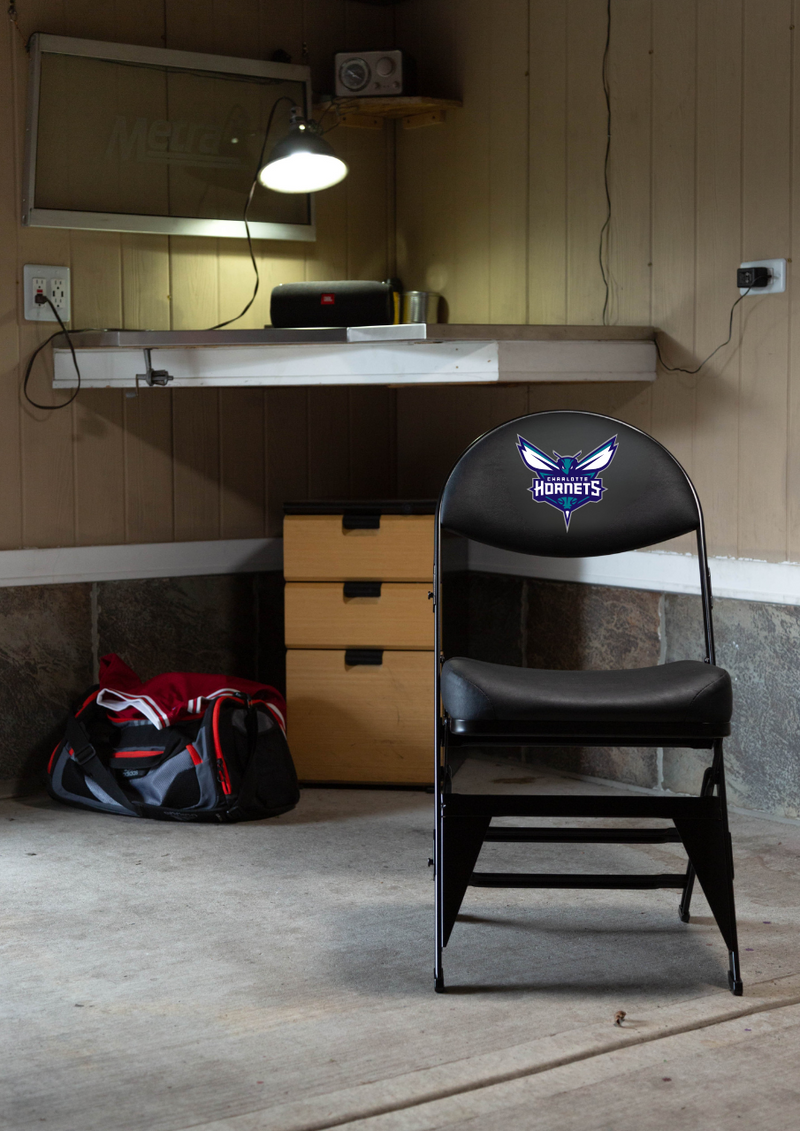 Charlotte Hornets X-Frame Courtside Folding Chair