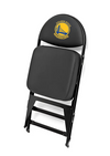 Golden State Warriors X-Frame Courtside Folding Chair Black