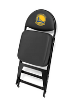 Golden State Warriors X-Frame Courtside Folding Chair Black