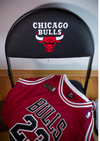 Chicago Bulls X-Frame Courtside Folding Chair