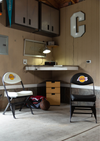 Los Angeles Lakers X-Frame Courtside Folding Chair