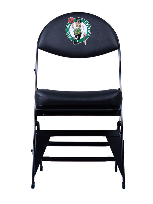 Boston Celtics Black X-Frame Courtside Folding Chair