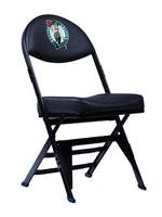 Boston Celtics Black X-Frame Courtside Folding Chair