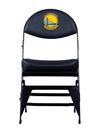 Golden State Warriors X-Frame Courtside Folding Chair Black