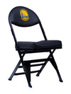 Golden State Warriors X-Frame Courtside Folding Chair Black