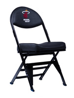 Miami Heat X-Frame Courtside Folding Chair  Black