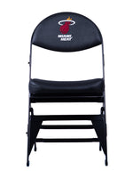 Miami Heat X-Frame Courtside Folding Chair  Black