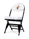 LIMITED EDITION - Cleveland Cavaliers - White X-Frame Courtside Folding Chair
