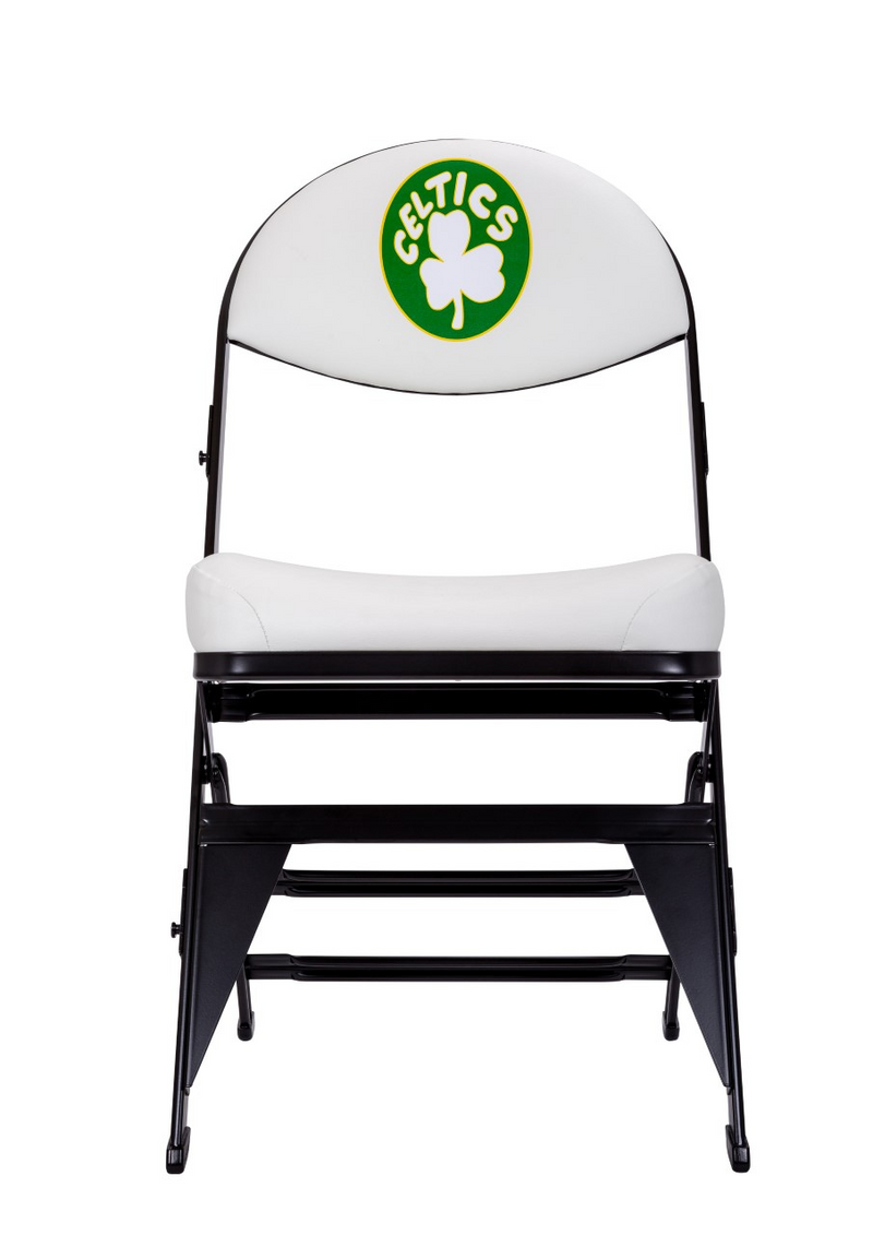 Boston Celtics Hardwood Classics NBA Logo chair - White