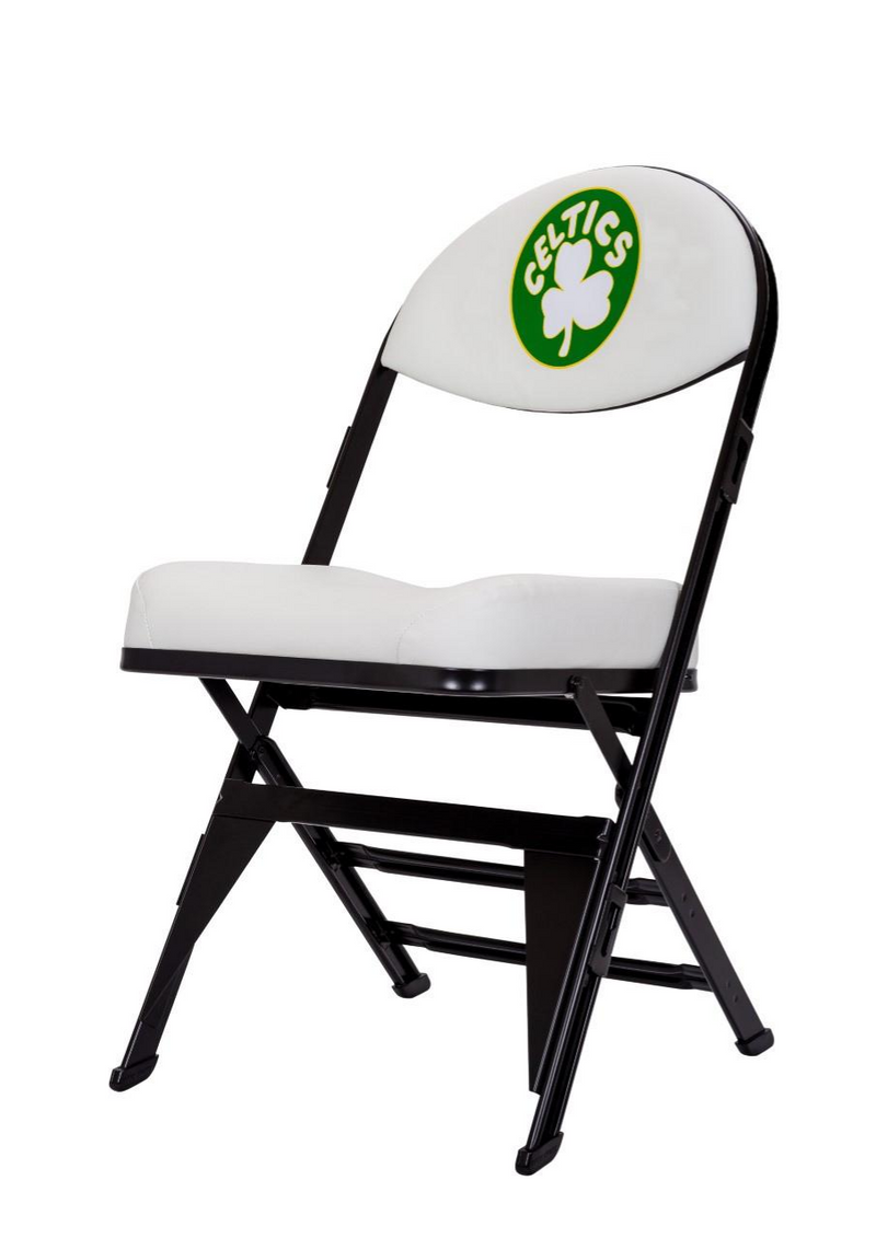 Boston Celtics Hardwood Classics NBA Logo chair - White