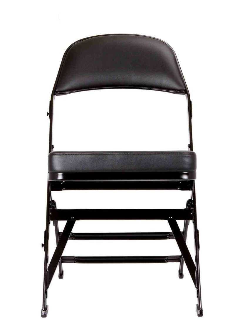 DS100 Black Padded Folding Chair