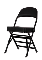 GS100 - Black Padded Folding Chair