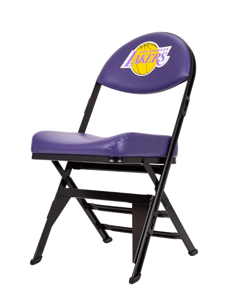 Los Angeles Lakers Hardwood Classics NBA Logo Chair - Purple