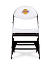 LIMITED EDITION - Los Angeles Lakers - White X-Frame Courtside Folding Chair