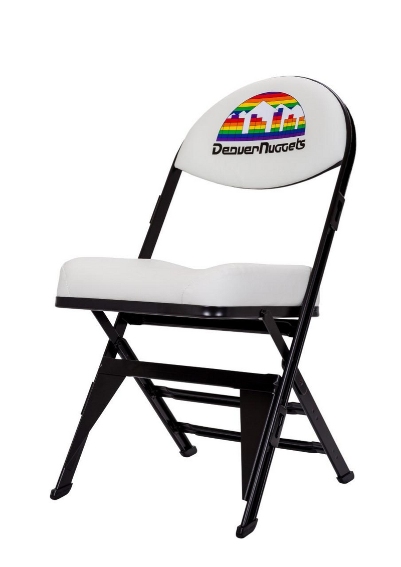 Denver Nuggets Hardwood Classics NBA Logo Chair