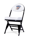 LIMITED EDITION - Oklahoma City Thunder - White X-Frame Courtside Folding Chair